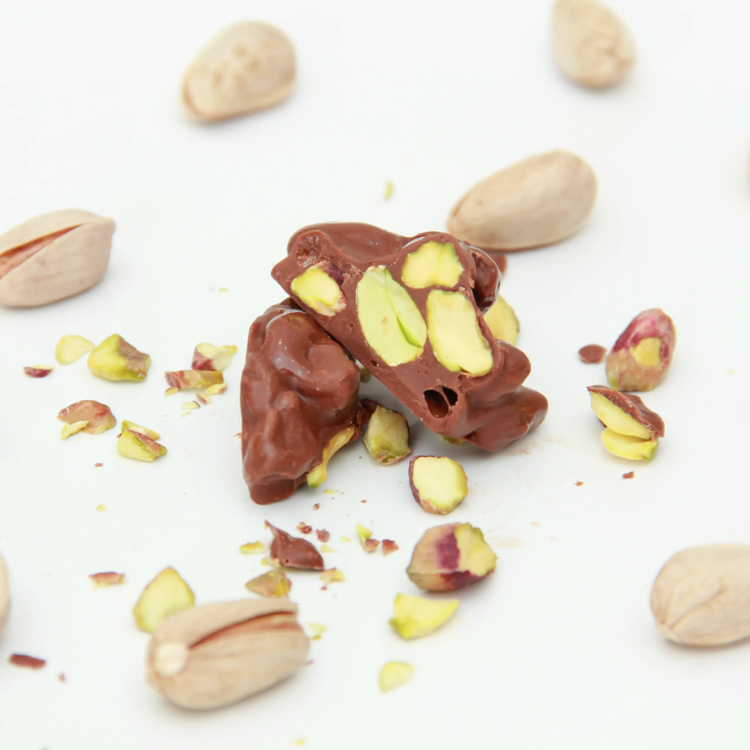 Milk Chocolate Pistachios Rocher Sugar Free